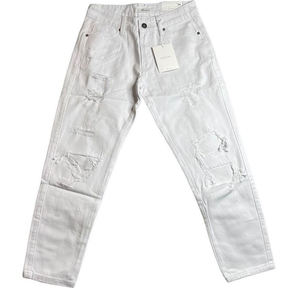 KanCan Womens‎ Destructed Skinny Jeans 100% Cotton Size 1/24 NEW